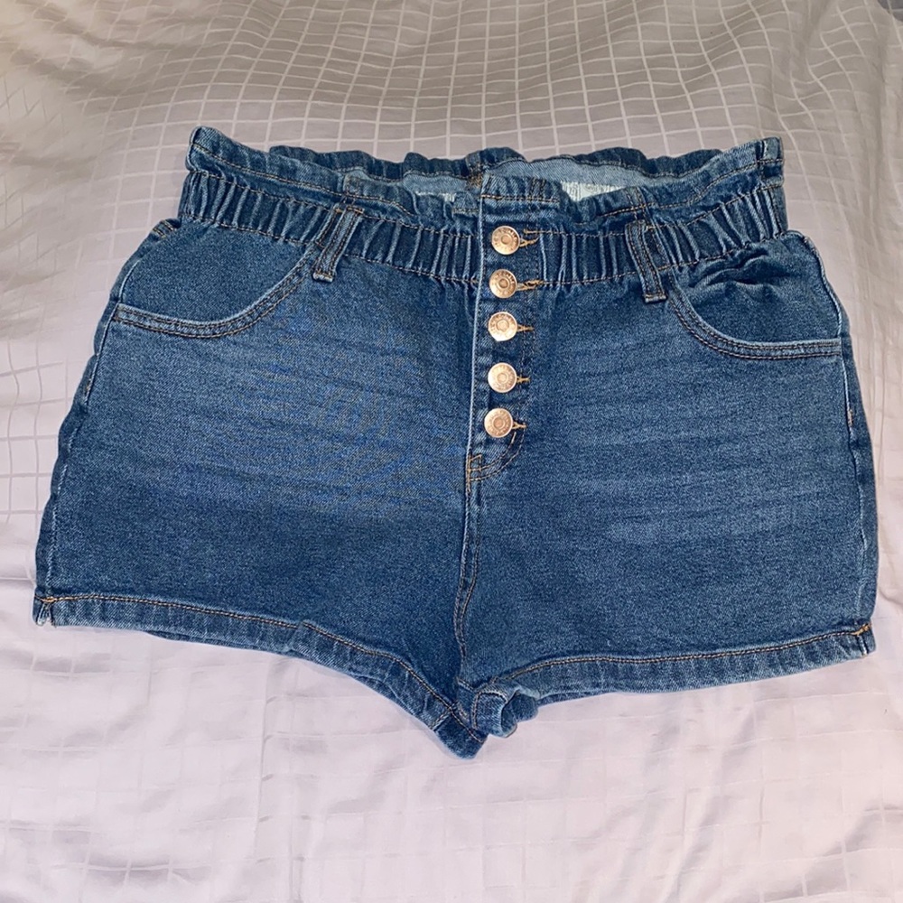 Wild Fable High-rise Button-front Paper Bag Shorts